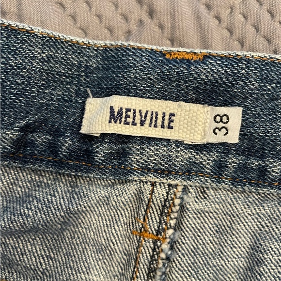 Brandy Melville Jeans Mini Skirt - Picture 2 of 4